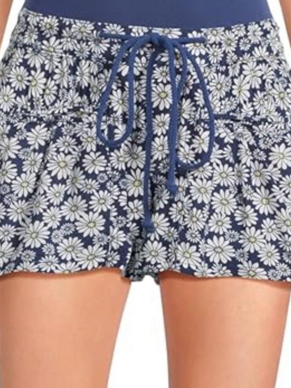 Free People Daisy Printed Pull-on Shorts - M